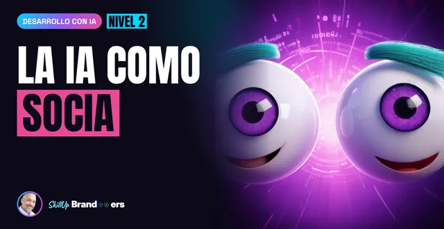 Portada del curso «La IA como socia»
